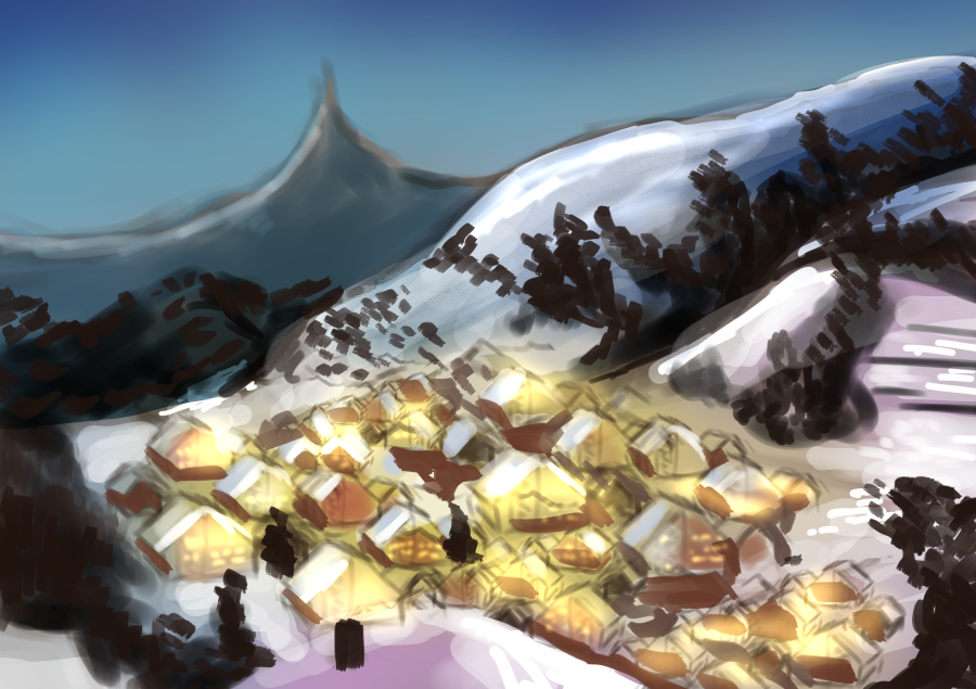 Day 15 of the 30 Day Fantasy Background Challenge: Matterhorn, Switzerland